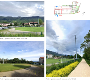 Appel à Projet Thoiry - rue du Breu (01). Situation du site de projet (sources Dynacité – TECTONIQUES)