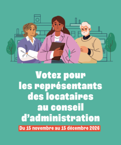 Affiche Elections locataires 2026